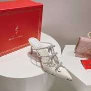 Rene Caovilla high heels in white 7.5cm/9.5cm - 6