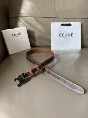 Celine belt brown and black width 2.5cm - 5