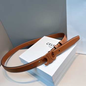 Celine belt brown width 2.5cm