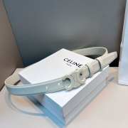 Celine belt white width 2.5cm - 1