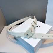 Celine belt white width 2.5cm - 6