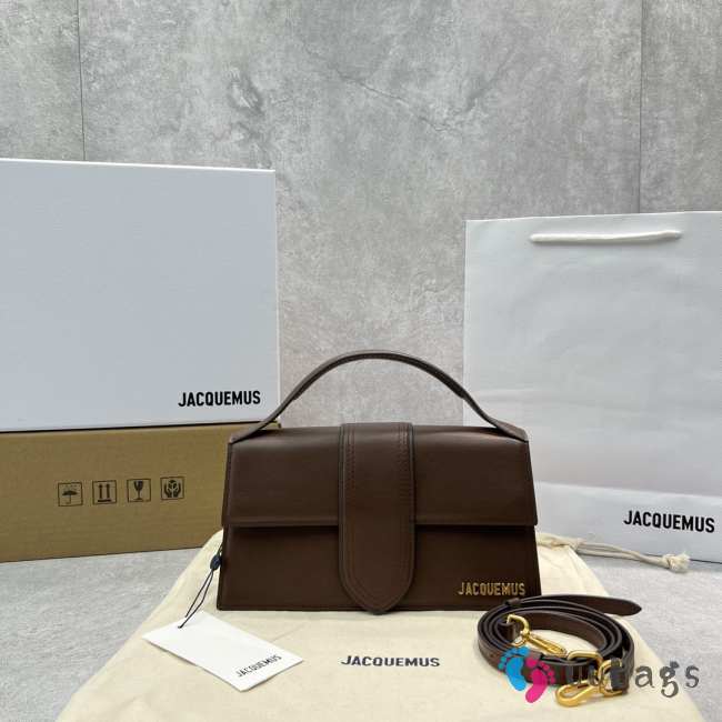 Jacquemus bamnino in brown 18x6x7cm - 1