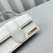 Jacquemus bamnino in white 18x6x7cm - 2