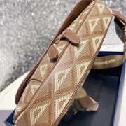 Dior Diamond In Brown 26x19x4.5cm - 5