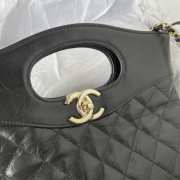 Chanel shopping bag in black 22x23x5.5cm - 3