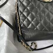 Chanel shopping bag in black 22x23x5.5cm - 4