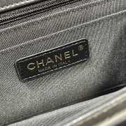 Chanel shopping bag in black 22x23x5.5cm - 5