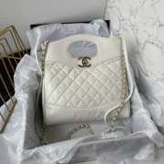 Chanel shopping bag in white 22x23x5.5cm - 1