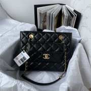 Chanel shopping bag in black 28x24x10cm - 1