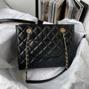 Chanel shopping bag in black 28x24x10cm - 3