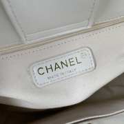 Chanel shopping bag in white 28x24x10cm - 6