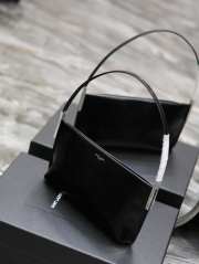 YSL Suzanne Underarm Bag In Black 28×14×4cm - 5