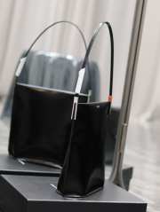 YSL Suzanne Underarm Bag In Black  28×29×10cm - 5