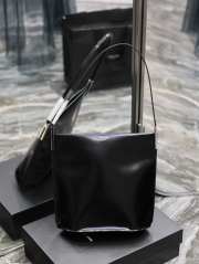 YSL Suzanne Underarm Bag In Black  28×29×10cm - 4