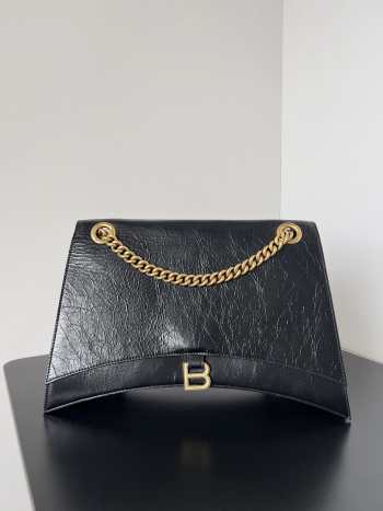 Balenciaga Crush In Black 39.9x24.9x13cm