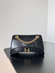 Balenciaga Crush In Black 25.5x10x15.5cm - 1