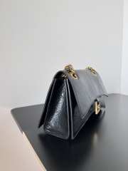 Balenciaga Crush In Black 25.5x10x15.5cm - 2