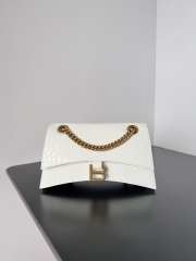 Balenciaga Crush In White 25.5x10x15.5cm - 1