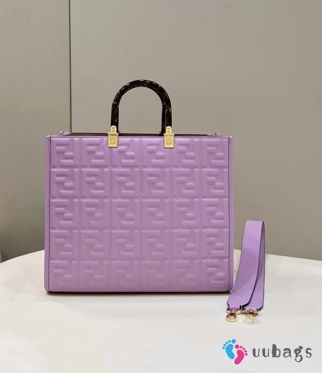 Fendi tote bag in purple 37x13.5x32cm - 1