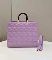 Fendi tote bag in purple 37x13.5x32cm - 1