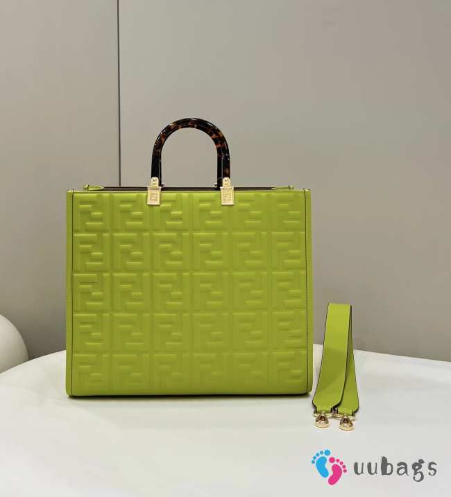 Fendi tote bag in green 37x13.5x32cm - 1