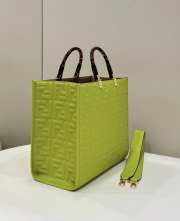 Fendi tote bag in green 37x13.5x32cm - 2