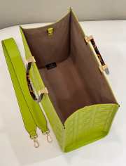 Fendi tote bag in green 37x13.5x32cm - 5