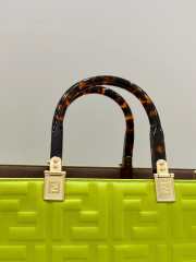 Fendi tote bag in green 37x13.5x32cm - 6