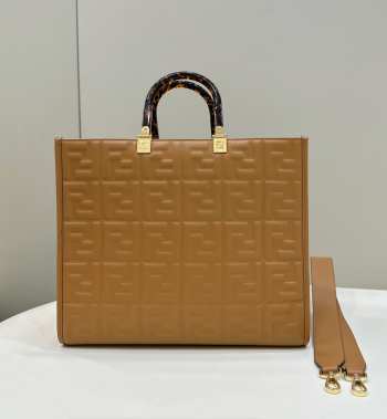 Fendi tote bag in brown 37x13.5x32cm