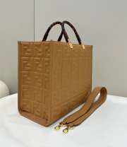 Fendi tote bag in brown 37x13.5x32cm - 3