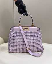 Fendi Peekaboo In Purple 33cm - 1