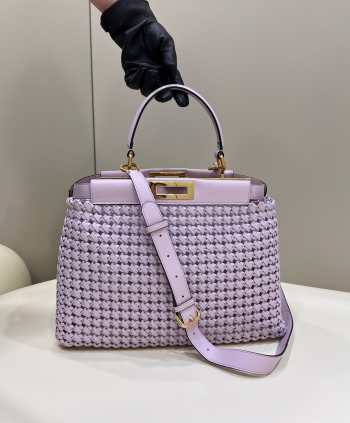 Fendi Peekaboo In Purple 33cm