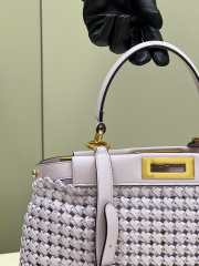 Fendi Peekaboo In Purple 33cm - 5