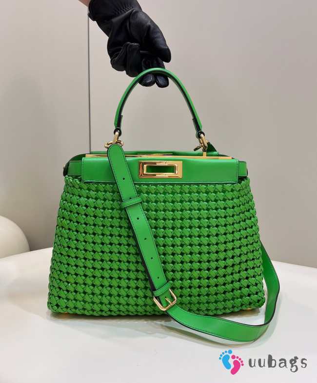 Fendi Peekaboo In Green 33cm - 1