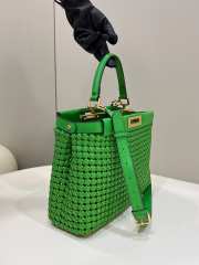 Fendi Peekaboo In Green 33cm - 4