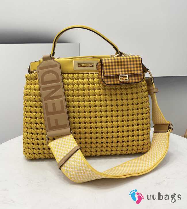 Fendi Peekaboo In Yellow 33cm - 1