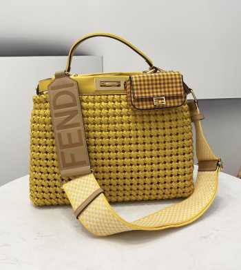 Fendi Peekaboo In Yellow 33cm