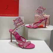 Rene Caovilla Chandelier High Heels In Pink - 5