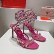 Rene Caovilla Chandelier High Heels In Pink - 2