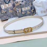 Dior belt with gold buckle width 2cm - 1