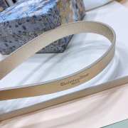 Dior belt with gold buckle width 2cm - 6