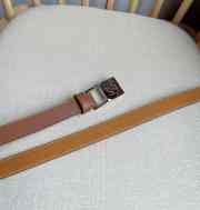 Loewe belt in brown with silver buckle width 2cm - 4