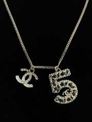 Chanel necklace with silver buckle - 1