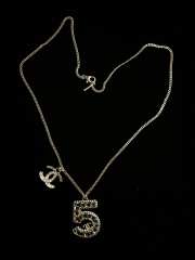 Chanel necklace with silver buckle - 3