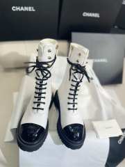 Chanel boots in white 4.5cm  - 6