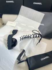 Chanel boots in white 4.5cm  - 5