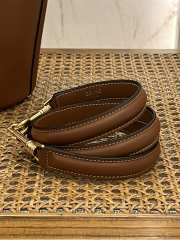 Celine teen bucket in brown 16x18x16cm - 2