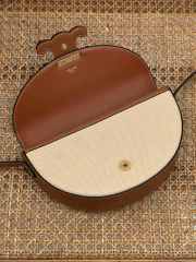 Celine triomphe moon bag in brown 23x13.5x6cm - 4