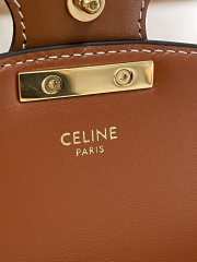 Celine triomphe moon bag in brown 23x13.5x6cm - 2