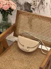 Celine triomphe moon bag in beige 23x13.5x6cm - 1